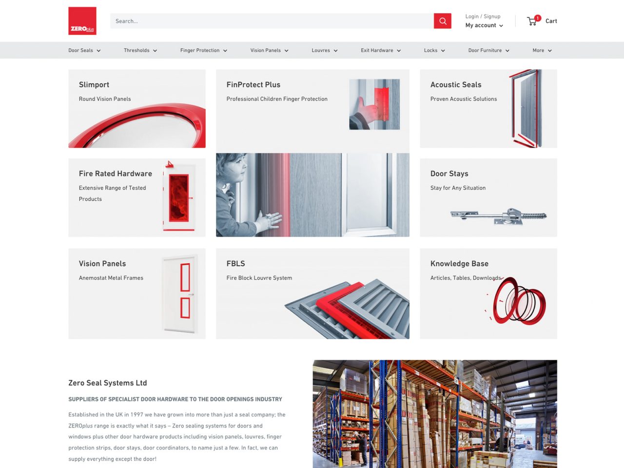 Zero Plus website screenshot